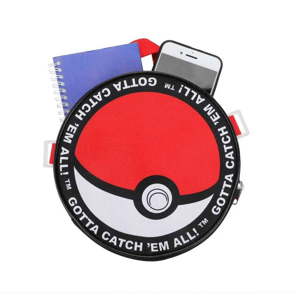 Pokemon Characters and Poke Balls 5-Piece Backpack Set